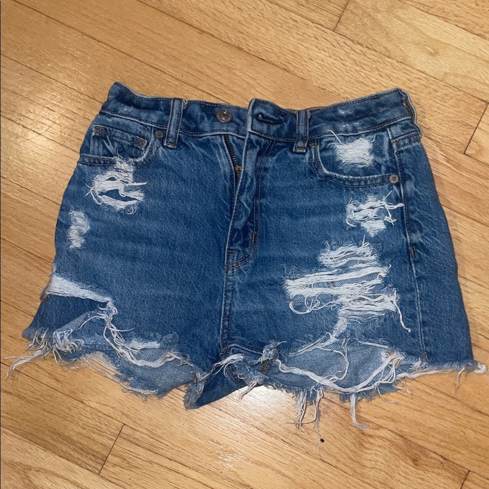 American Eagle Denim Mom Shorts - Picture 1 of 9
